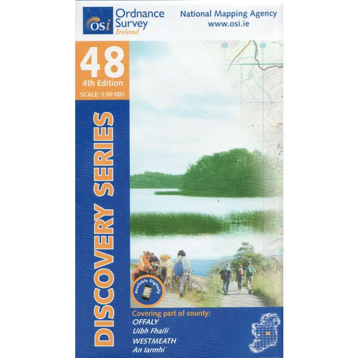 Irish Discovery Map 48, Offaly and Westmeath